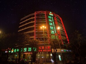 Front of property – evening/night