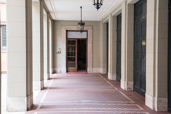 Entrée de l’hébergement