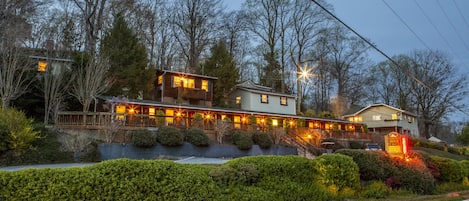 Front of property – evening/night