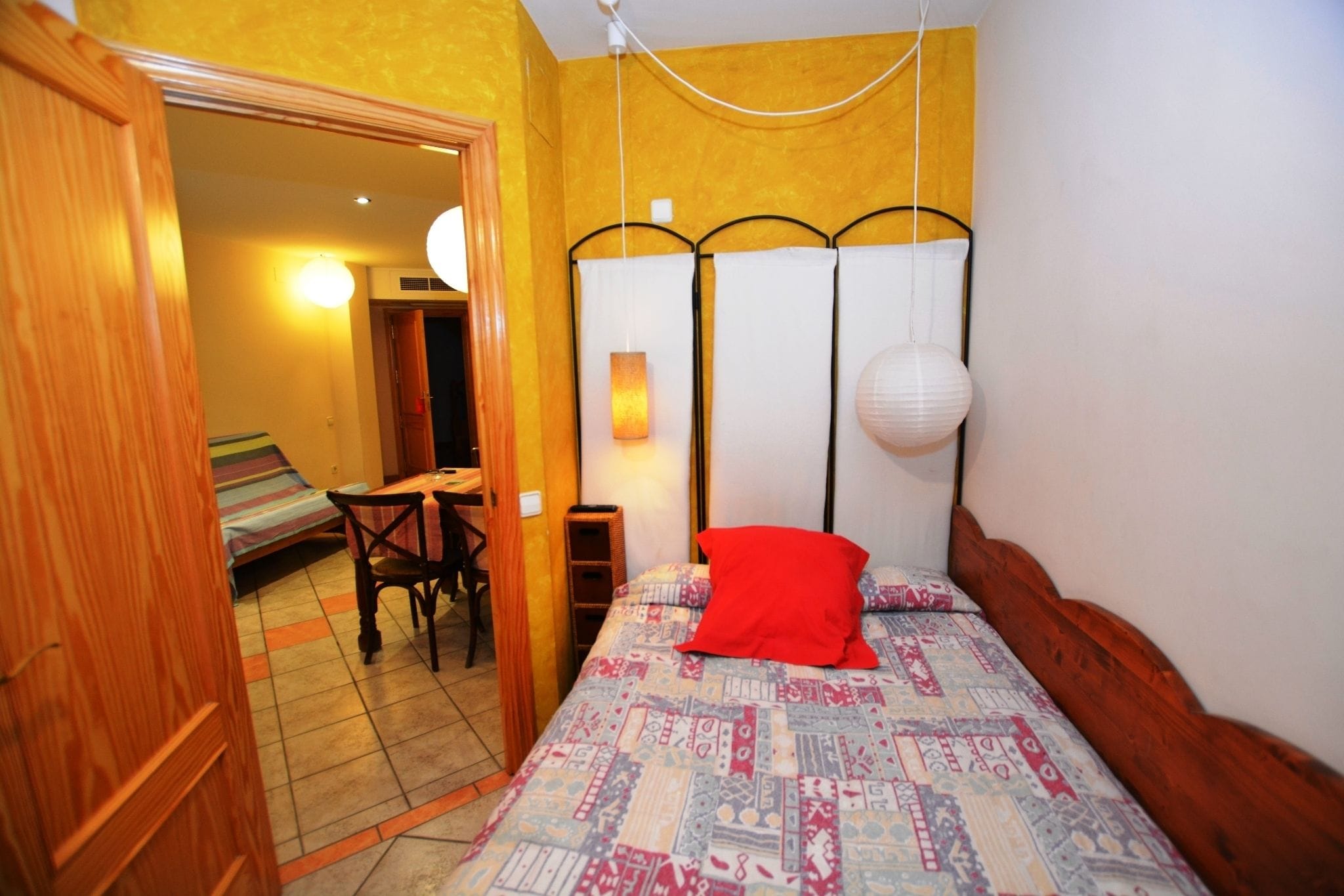 family room | blackout curtains, free wifi, bed sheets