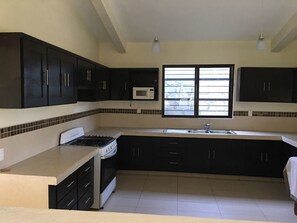 Family Apartment, 4 Bedrooms, Kitchenette | Private kitchenette | Fridge, microwave, oven, stovetop - Xilitla Tours (Xilitla)