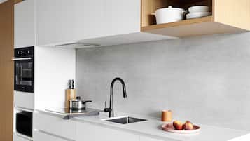 Căn hộ, 1 phòng ngủ | Bếp riêng | Tủ lạnh, lò vi sóng, lò nướng, bếp nấu