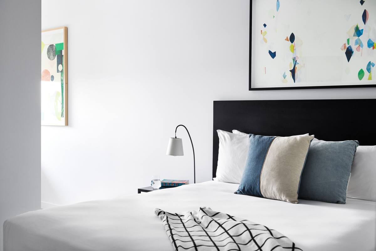 1 bedroom, premium bedding, desk, iron/ironing board