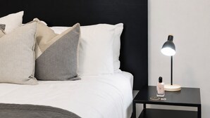 Apartamento, 2 habitaciones | 1 dormitorio, ropa de cama de alta calidad, escritorio