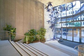 Interior entrance