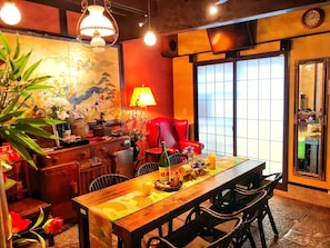 Traditional Townhome, 4 Bedrooms, Non Smoking, City View | Living area - Kyomachiya Tsubaki Ann Kyoto (Kyoto)