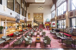 Siddeområde i lobbyen