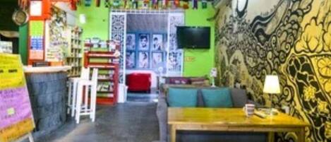 Sala de estar en el lobby