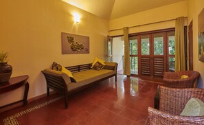 Suite Room | Living area | TV - Cardamom County by Xandari (Peermade)