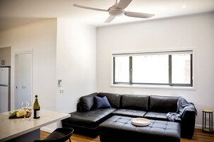 Executive Cabin | Living area | Flat-screen TV