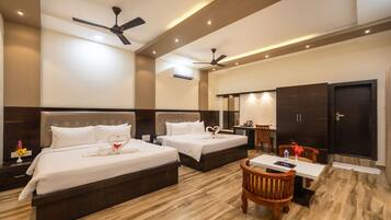 Luxury Suite (Corporate) | Premium bedding, individually furnished, desk, laptop workspace