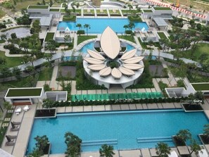Outdoor pool, free pool cabanas