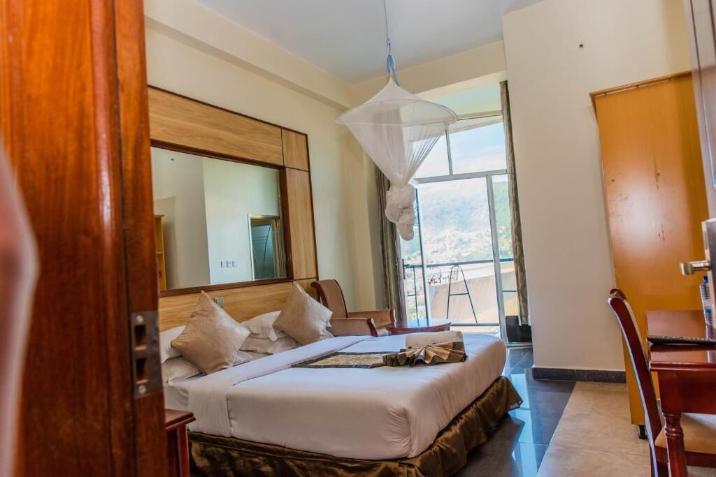Classic Double Room, 1 Bedroom, Accessible, Pool View | 1 bedroom, desk, soundproofing, free WiFi