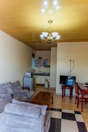 Apartment, Non Smoking, Mountain View | Living room | Flat-screen TV - Kigaliview Hotel & Apartaments (Kigali)