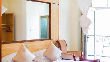 Classic Double Room, 1 Bedroom, Accessible, Pool View | 1 bedroom, desk, soundproofing, free WiFi