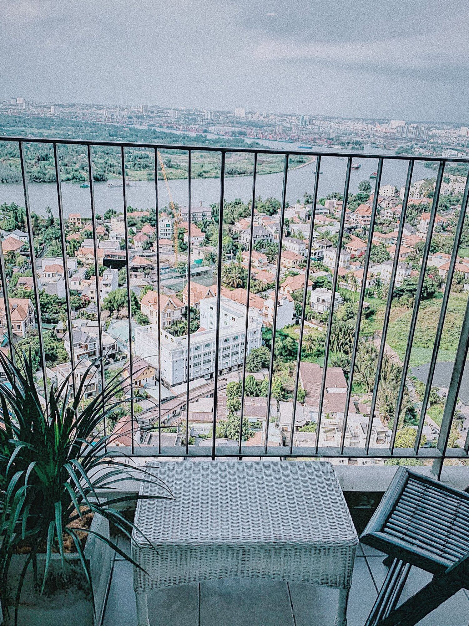 luxury apartment, 2 bedrooms | balcony view