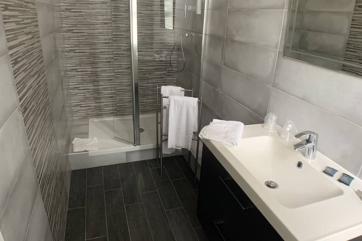 comfort triple room | bathroom shower