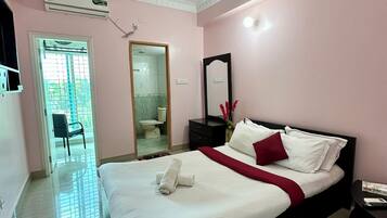 Down duvets, in-room safe, individually decorated