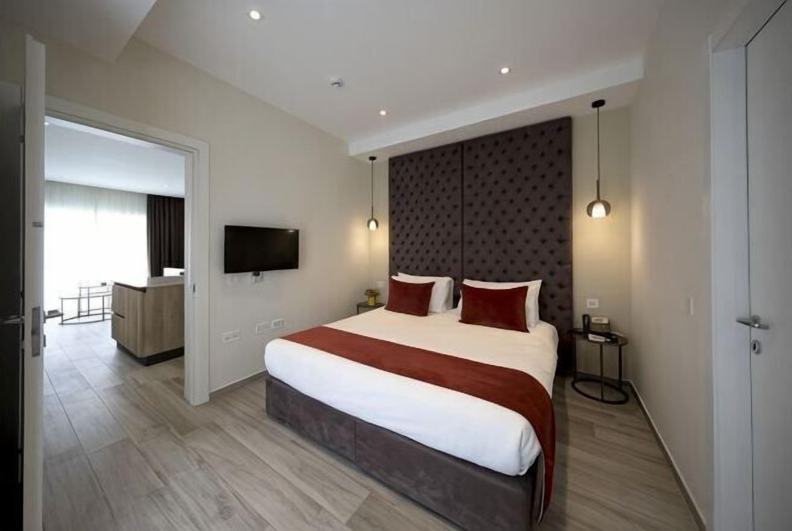 1 dormitorio, ropa de cama de alta calidad, minibar y caja fuerte