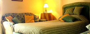 Premium bedding, iron/ironing board, rollaway beds, free WiFi