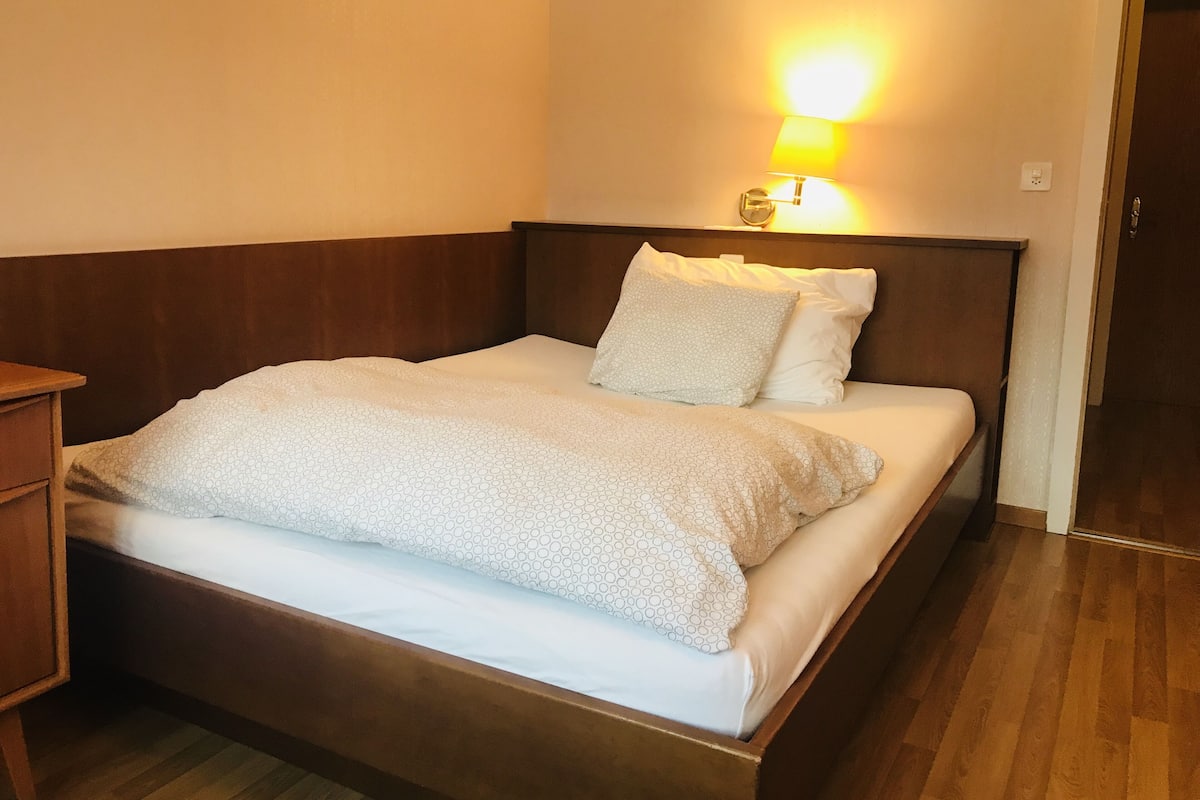 Habitación doble (Small) | 1 habitación, escritorio, camas extra y wifi gratis
