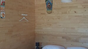 木屋, 2 間臥室 | 高級寢具、免費搖籃/嬰兒床