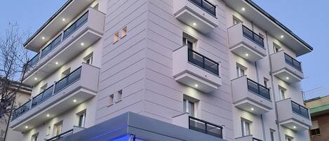 Facciata della struttura