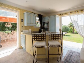 Premium-Apartment, eigenes Bad (Suite Bleue) | Blick von der Unterkunft