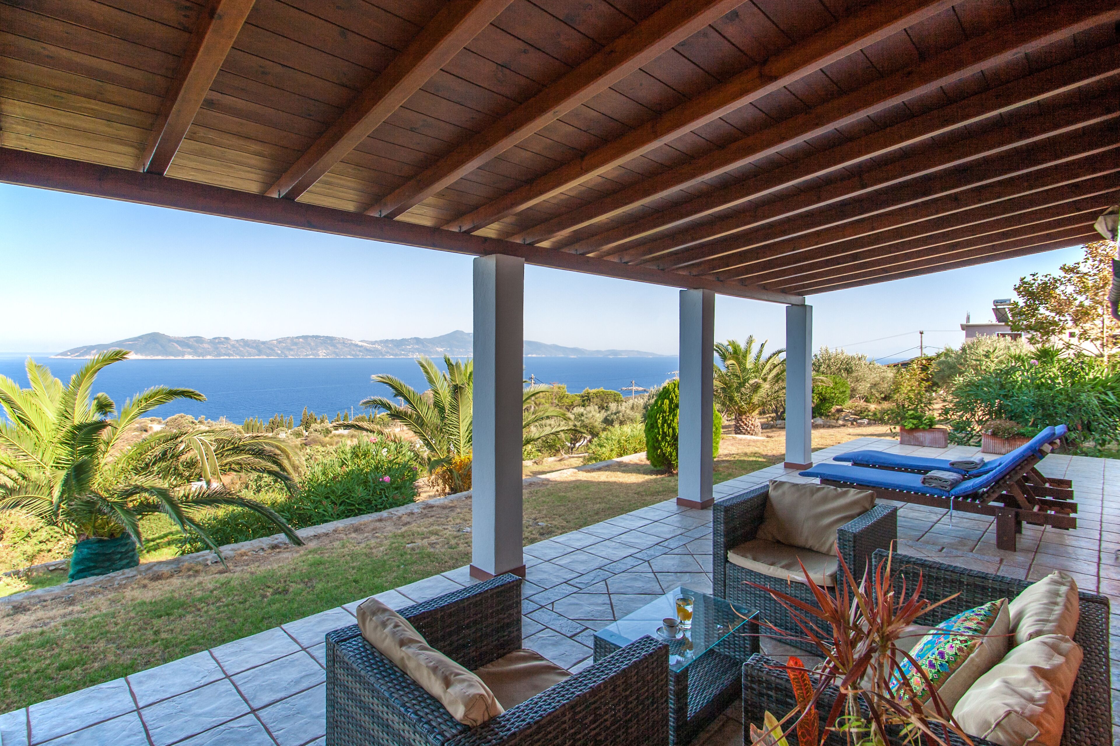 Elite Villa, 2 Bedrooms, Sea View, Garden Area | Terrace/patio