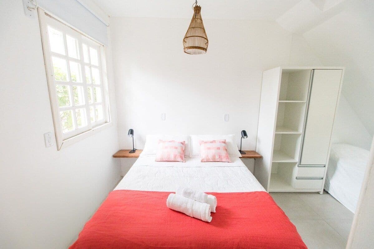 Studio 4 - Pitanga | Cadar kapas Mesir, peralatan tempat tidur premium, bar mini