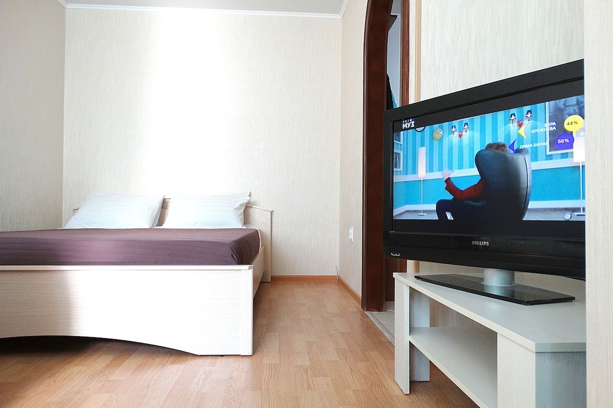Appartamento, 1 camera da letto (Prospekt Lenina 157) | 1 camera, con arredamento individuale, ferro/asse da stiro