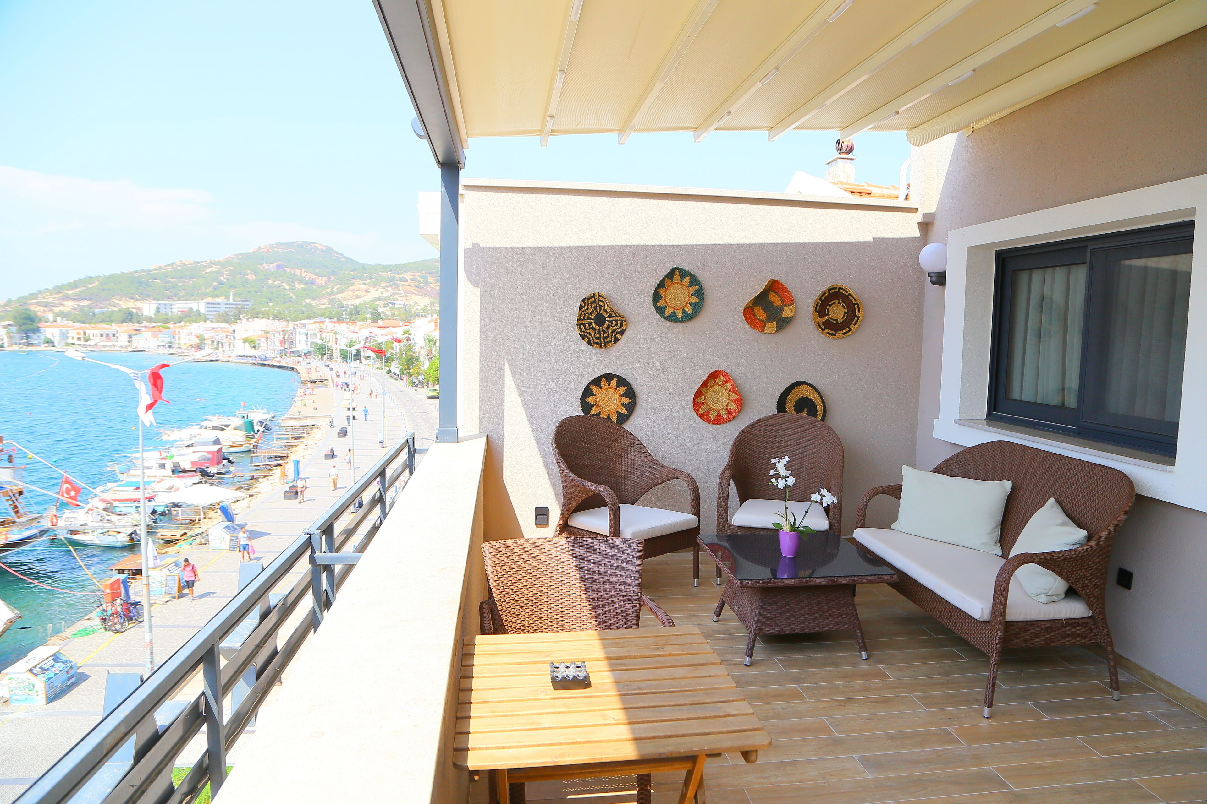 Chambre Double Junior, vue mer | Terrasse/Patio