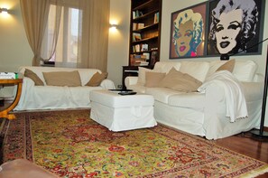 Apartment, 2 Bedrooms | Living area | Flat-screen TV