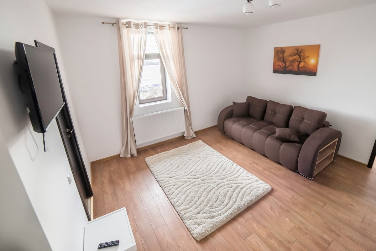 City Apartment, 1 Bedroom, Non Smoking, City View | Living area