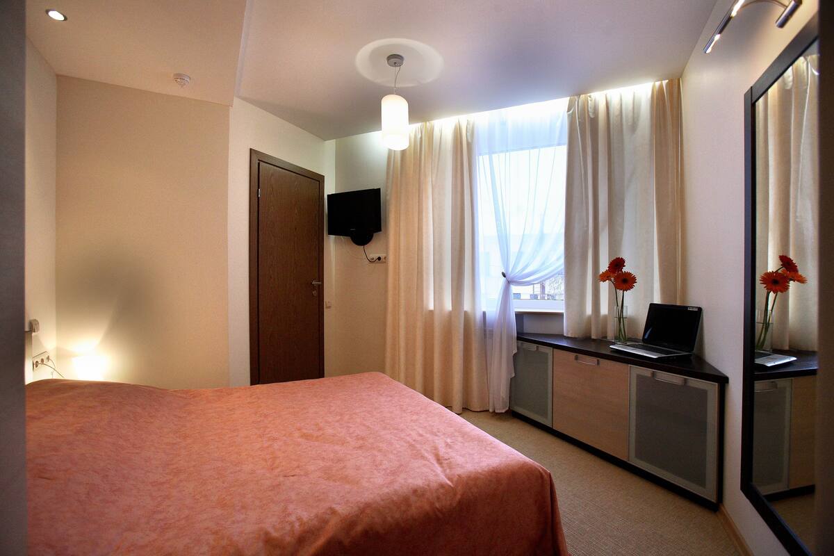 Economy-Doppelzimmer | Zimmersafe, Schreibtisch, Bügeleisen/Bügelbrett, kostenloses WLAN