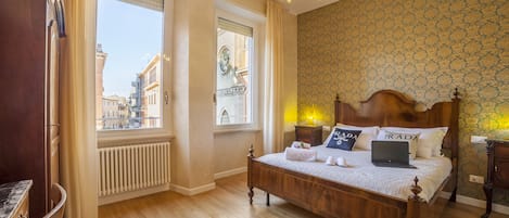 Down duvets, memory-foam beds, minibar, in-room safe