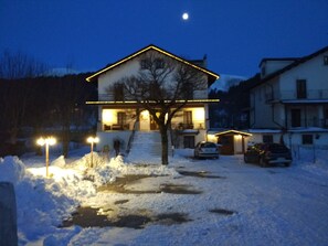 Front of property - evening/night - Albergo della Corte (Pescasseroli)