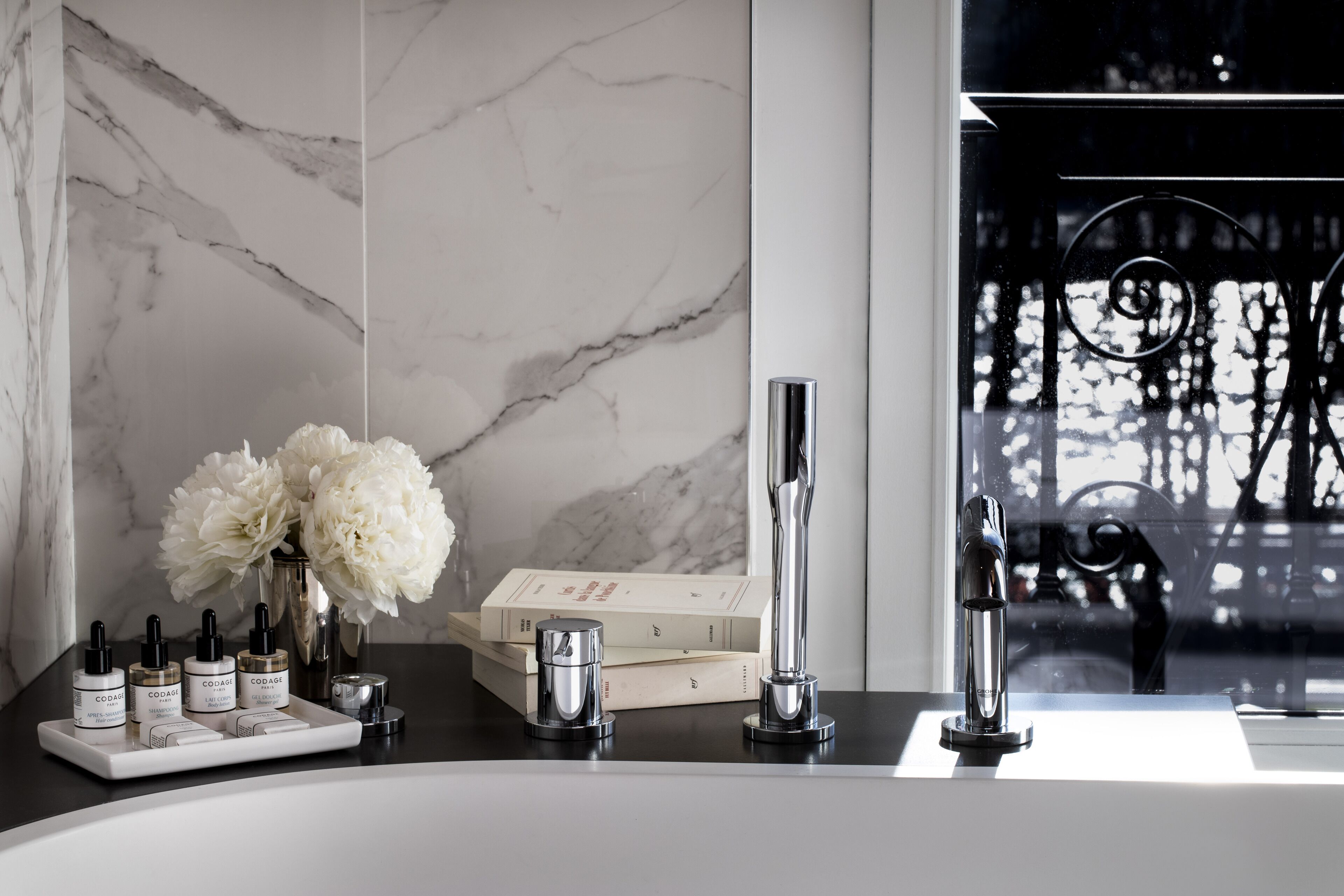 shower, free toiletries, hair dryer, bathrobes