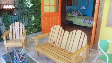 Comfort Studio Suite, 1 Queen Bed, Ocean View, Beachfront | Terrace/patio