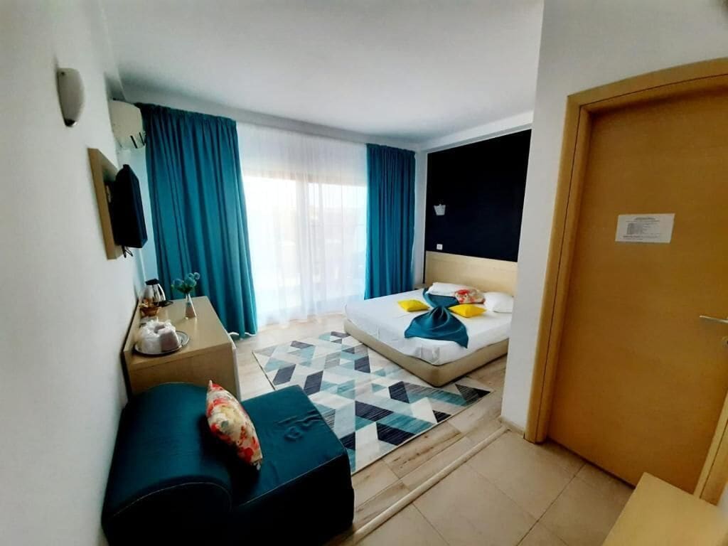 Double Room, 1 Queen Bed with Sofa bed, Sea View