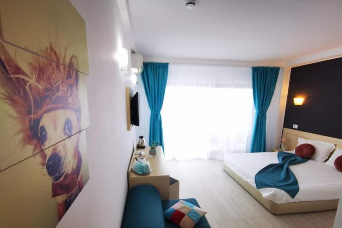 Doppelzimmer, 1 Queen-Bett und Schlafsofa