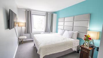 Værelse - 1 kingsize-seng | Egyptiske bomuldslagner, premium-sengetøj, Select Comfort-senge