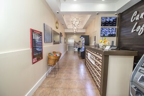 Interior entrance