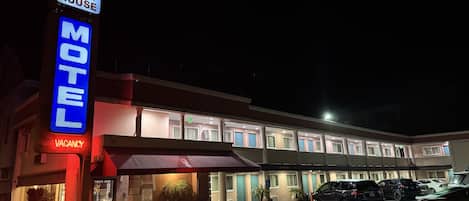 Front of property - evening/night