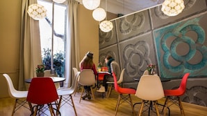 Sitteområde i lobbyen