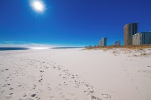 On the beach
