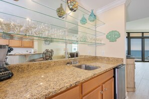 Fridge, microwave, oven, dishwasher - The Oasis at Orange Beach, formerly known as Phoenix West II, Unit 2608 (Orange Beach)