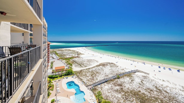 A beachfront hotel with a pool, beach access, and ocean views. - Splash Pad and New Amenities! Phoenix East 2BR 2BA (Orange Beach)