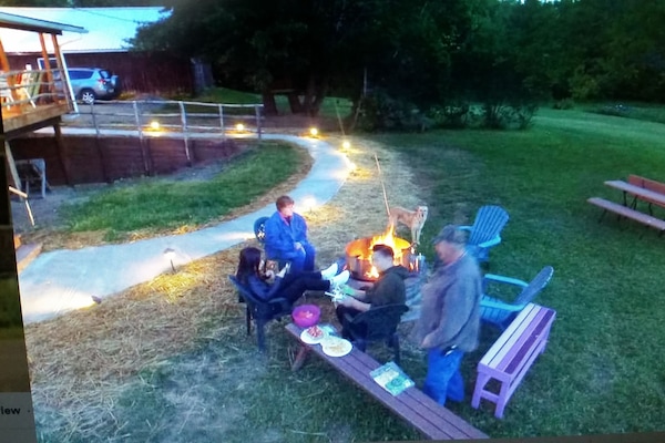 Fire pit area