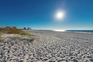 On the beach